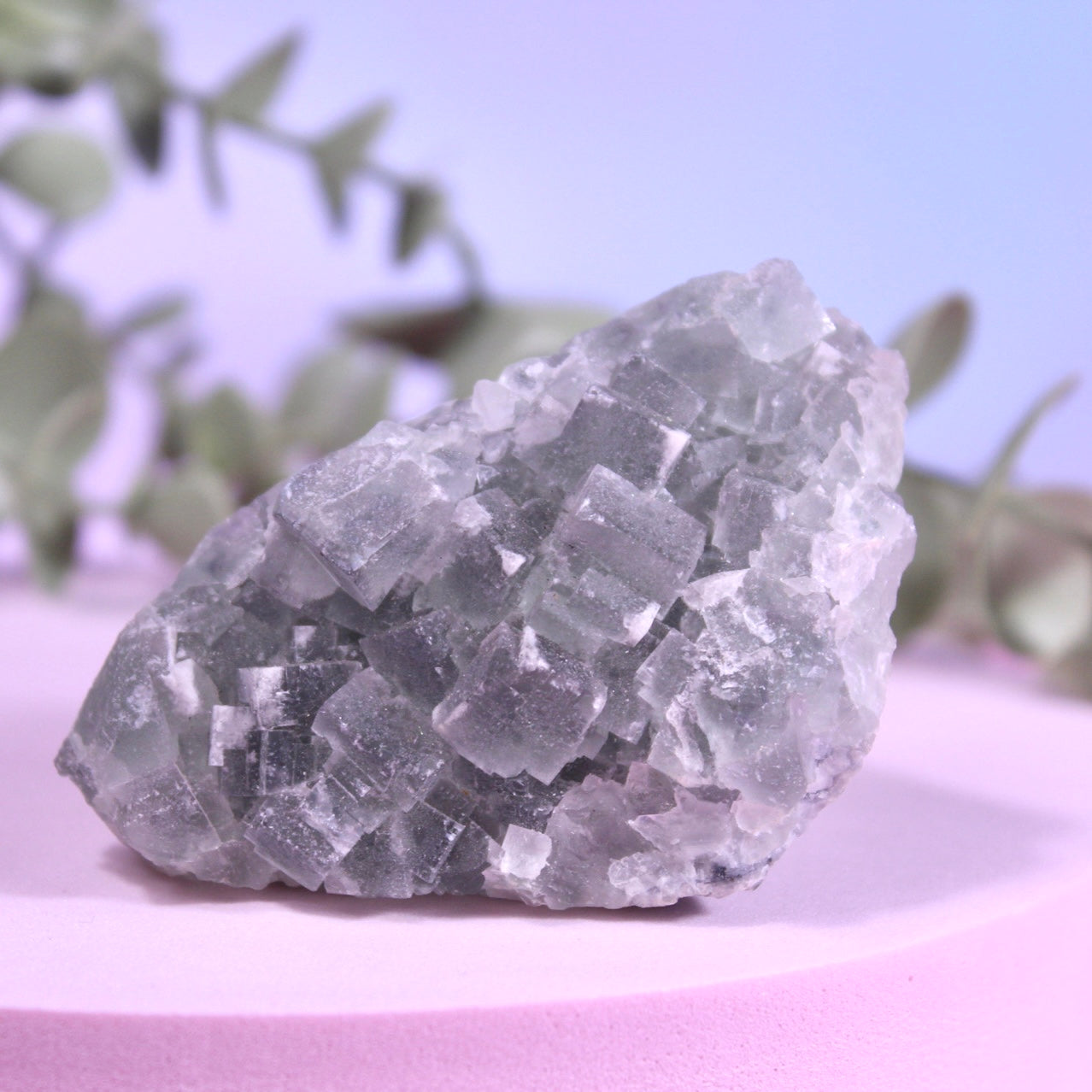 Cubic fluorite specimen