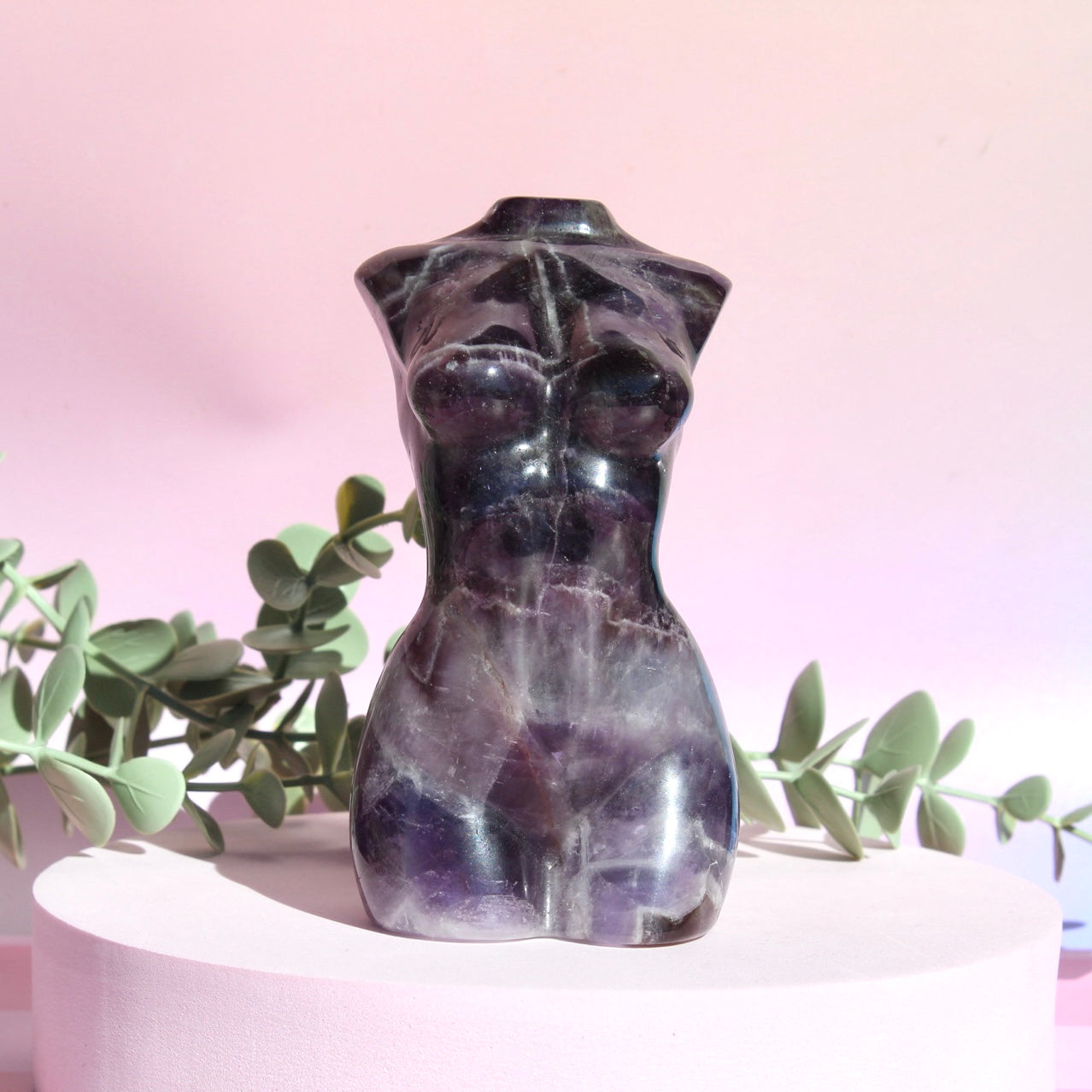 Large Amethyst goddess body