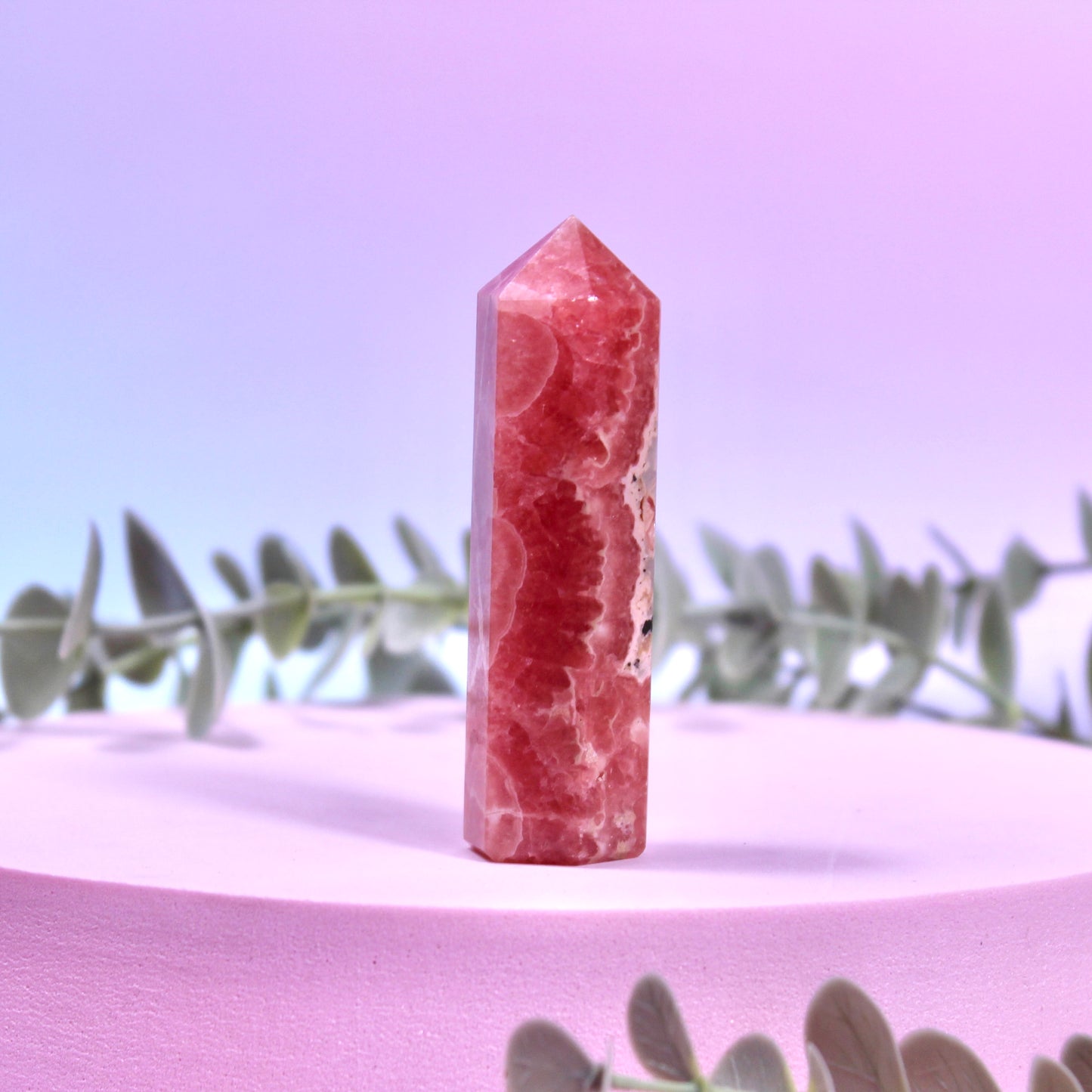 Rhodochrosite tower