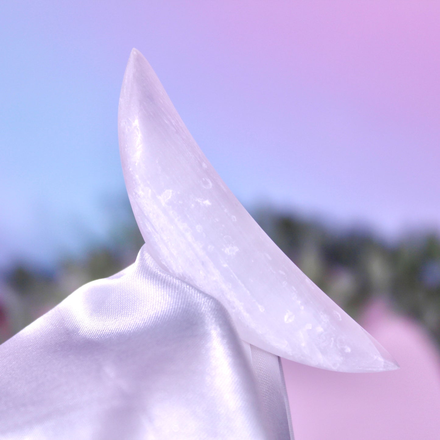 Selenite moon
