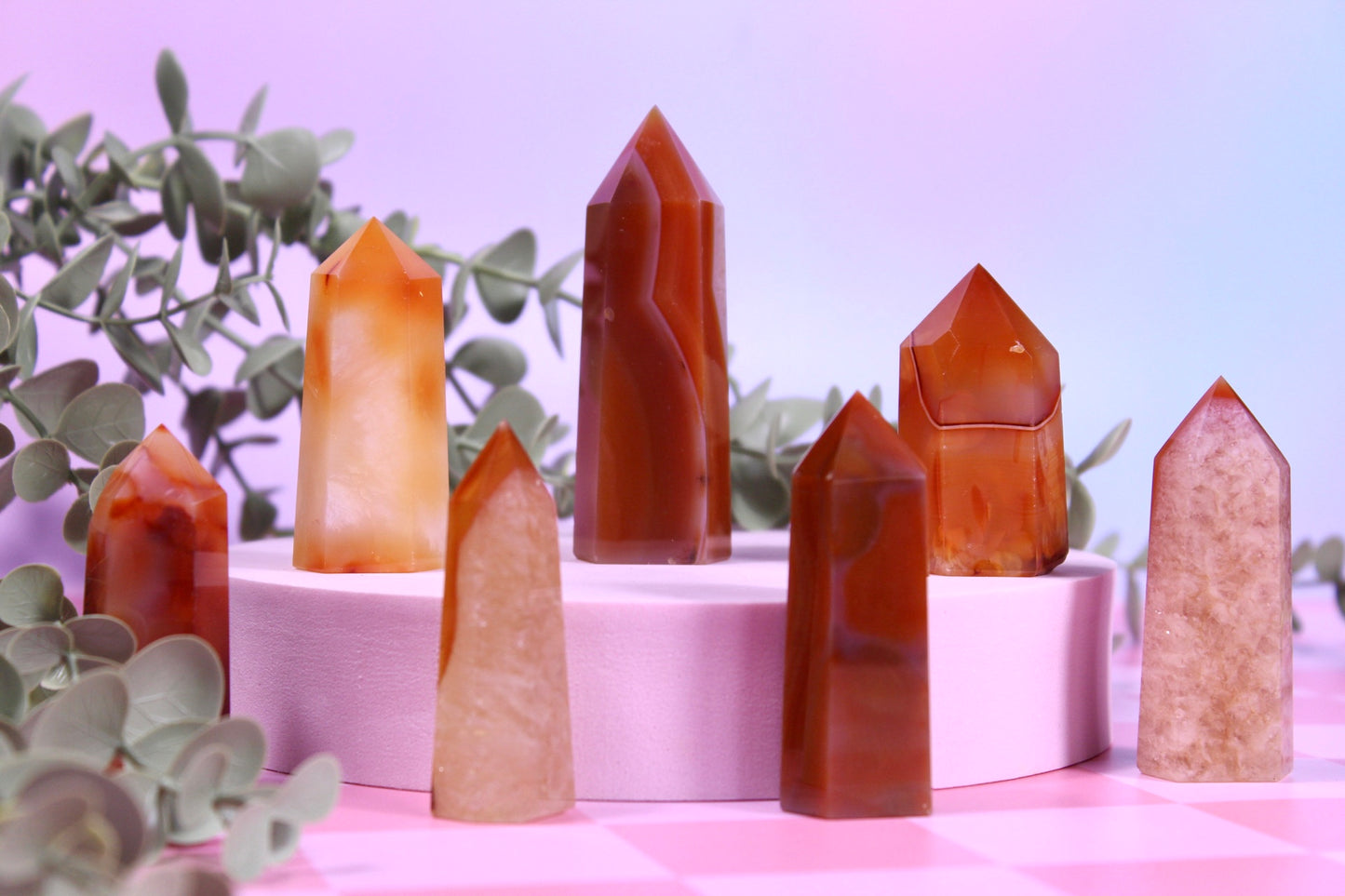 Carnelian towers