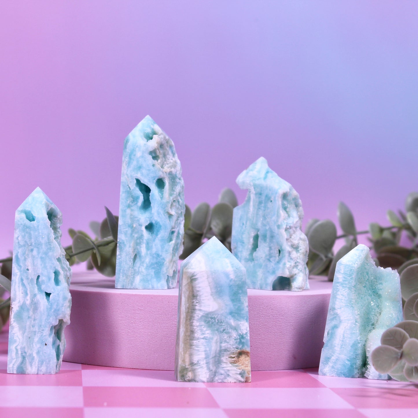 Aragonite towers