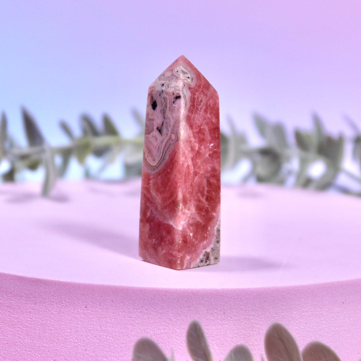 Rhodochrosite towers