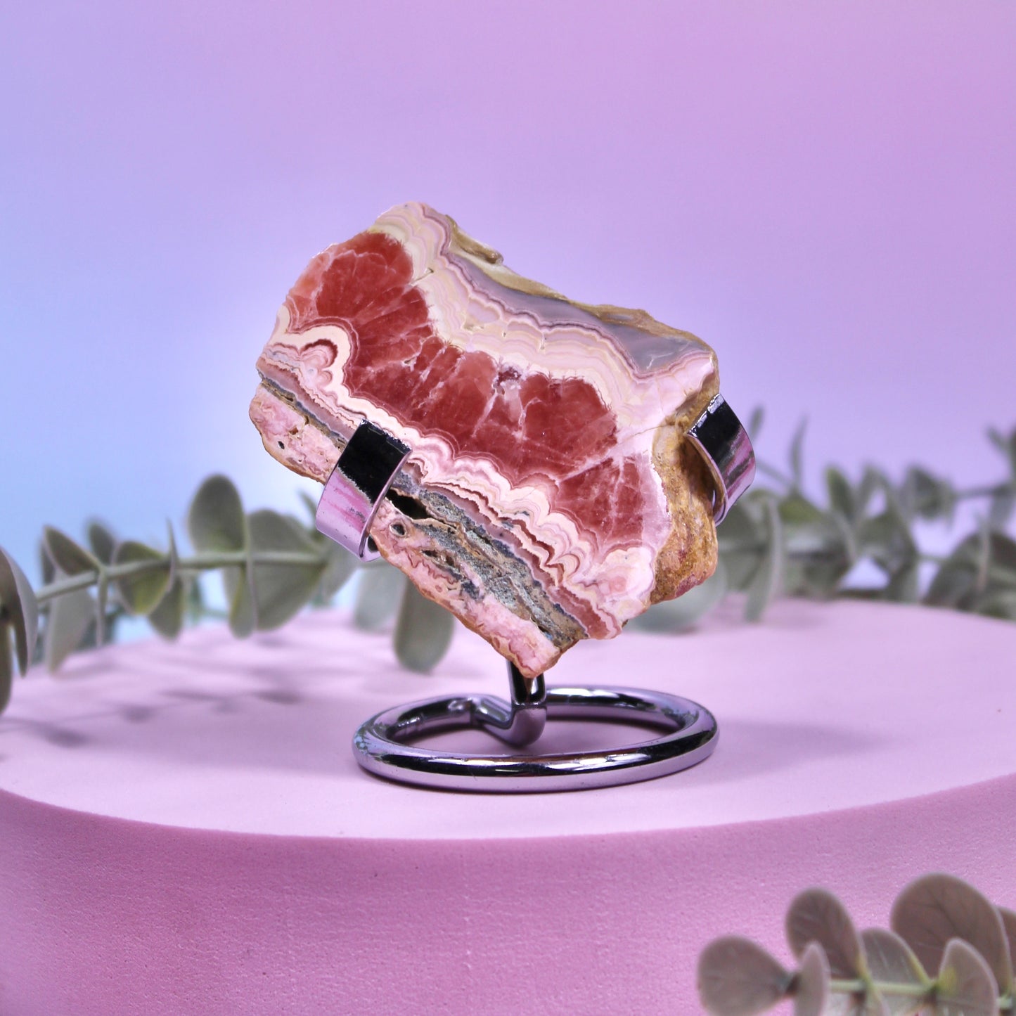 Rhodochrosite slab