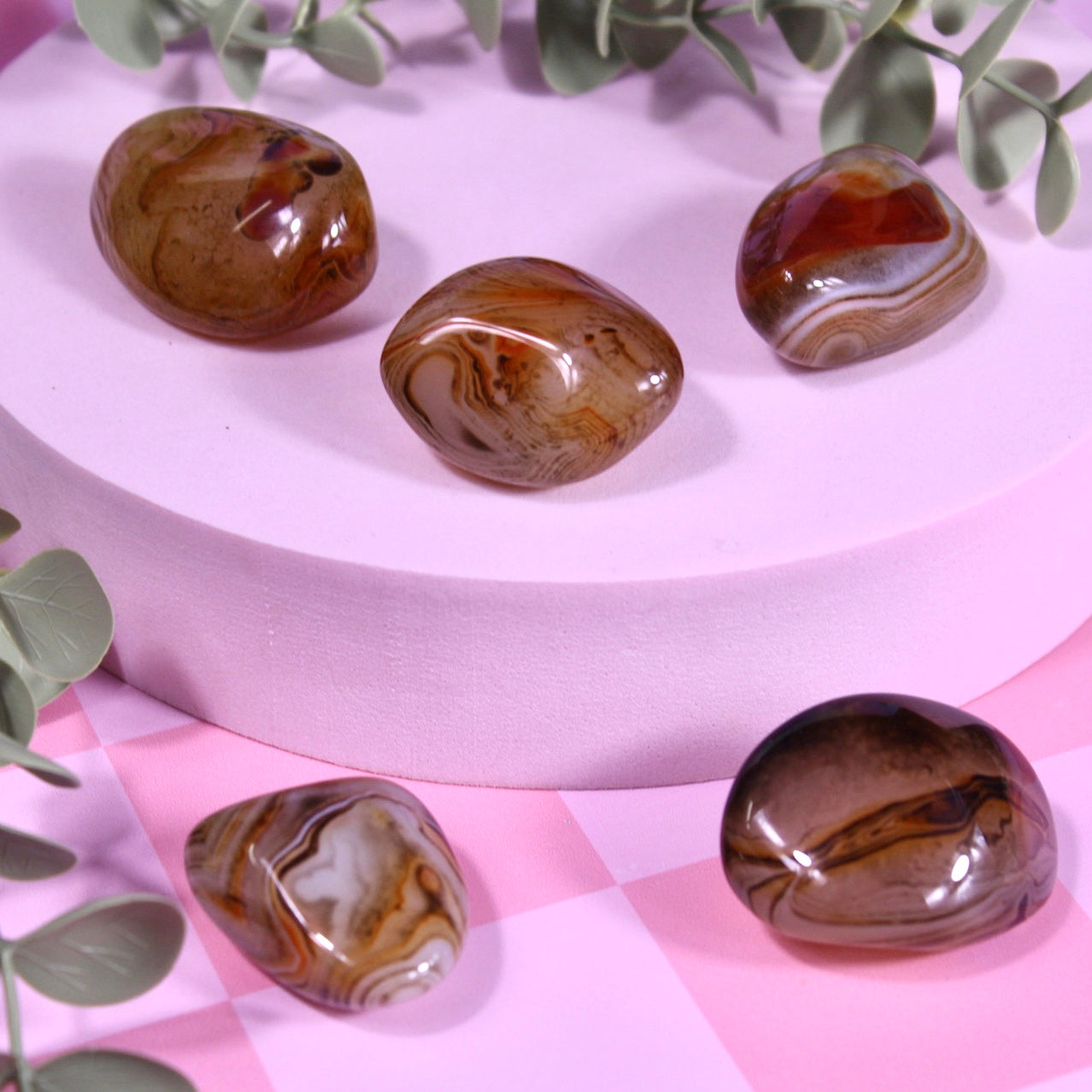 Sardonyx palmstones