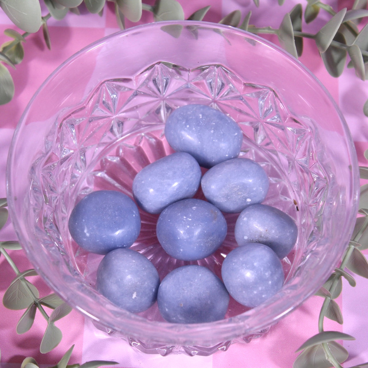 Angelite tumbles