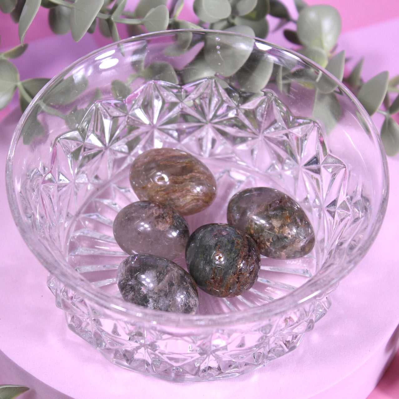 Garden quartz tumbles