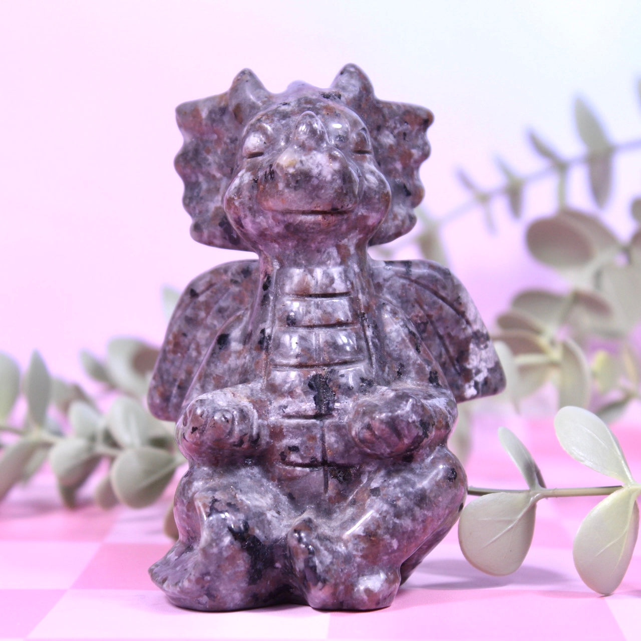 Yooperlite meditating dragon