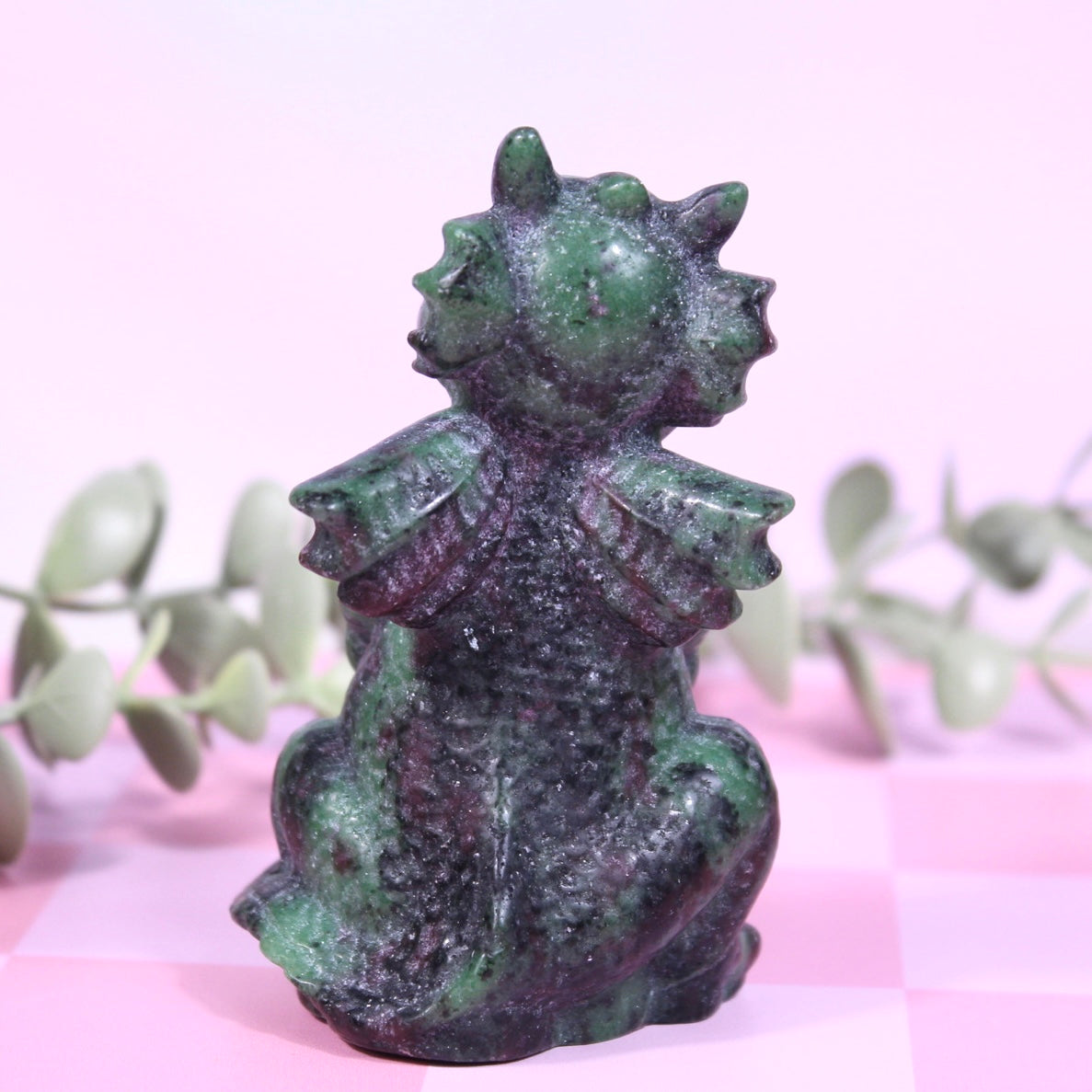 Ruby in zoisite dragon