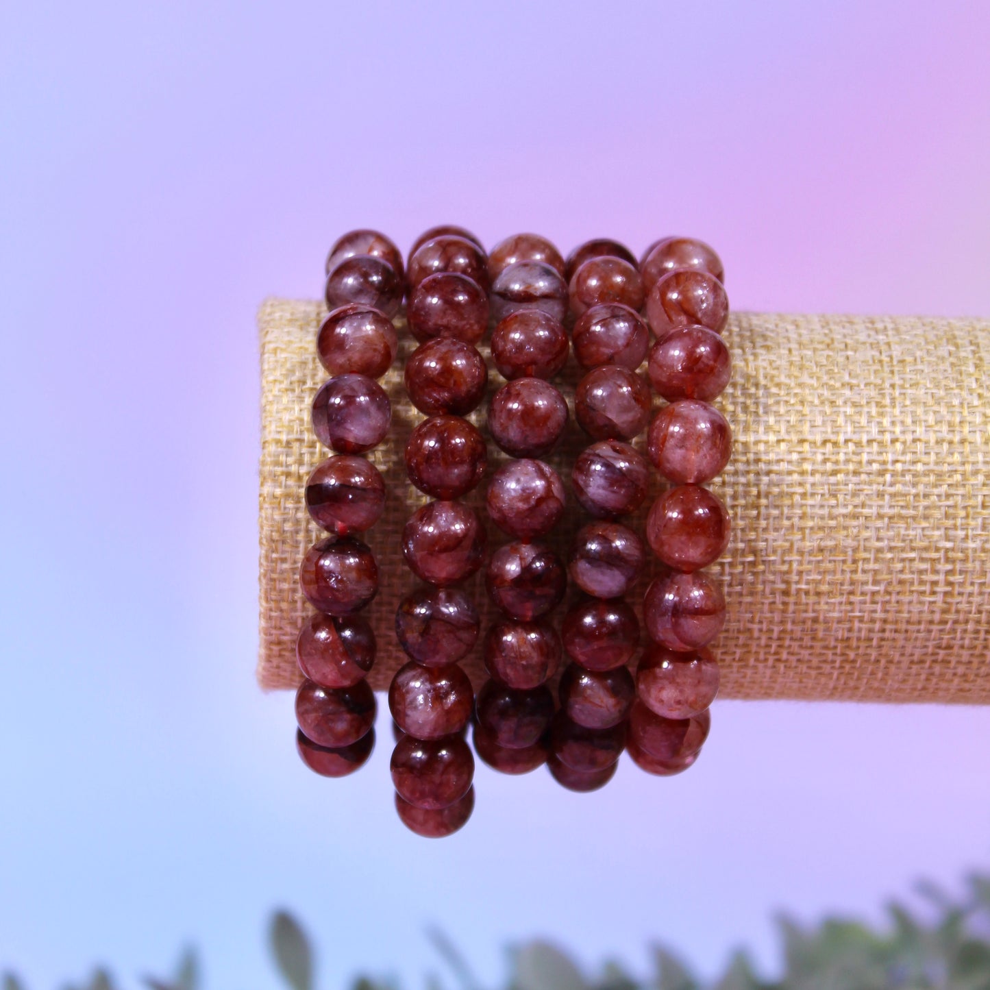 Fire quartz bracelet