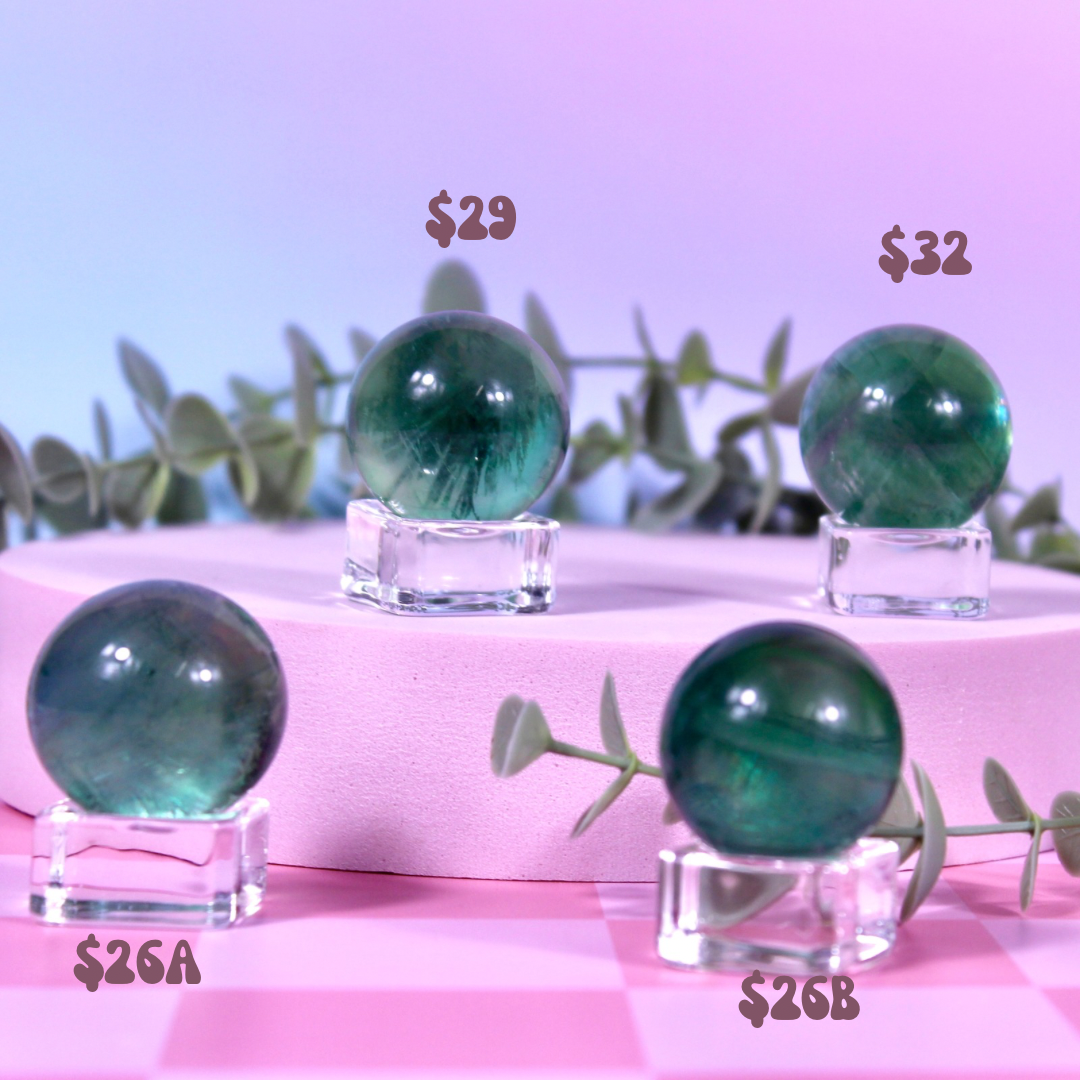 Fluorite small spheres