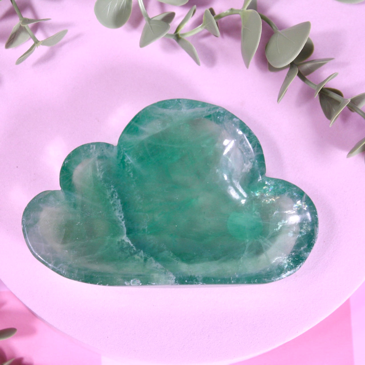 Fluorite cloud bowl