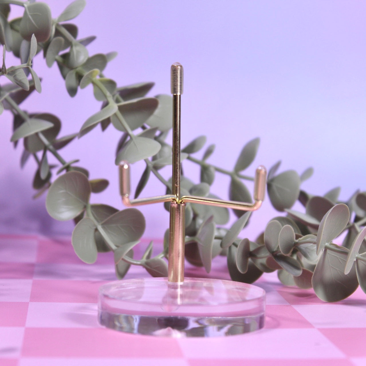 Adjustable acrylic stand SILVER & GOLD