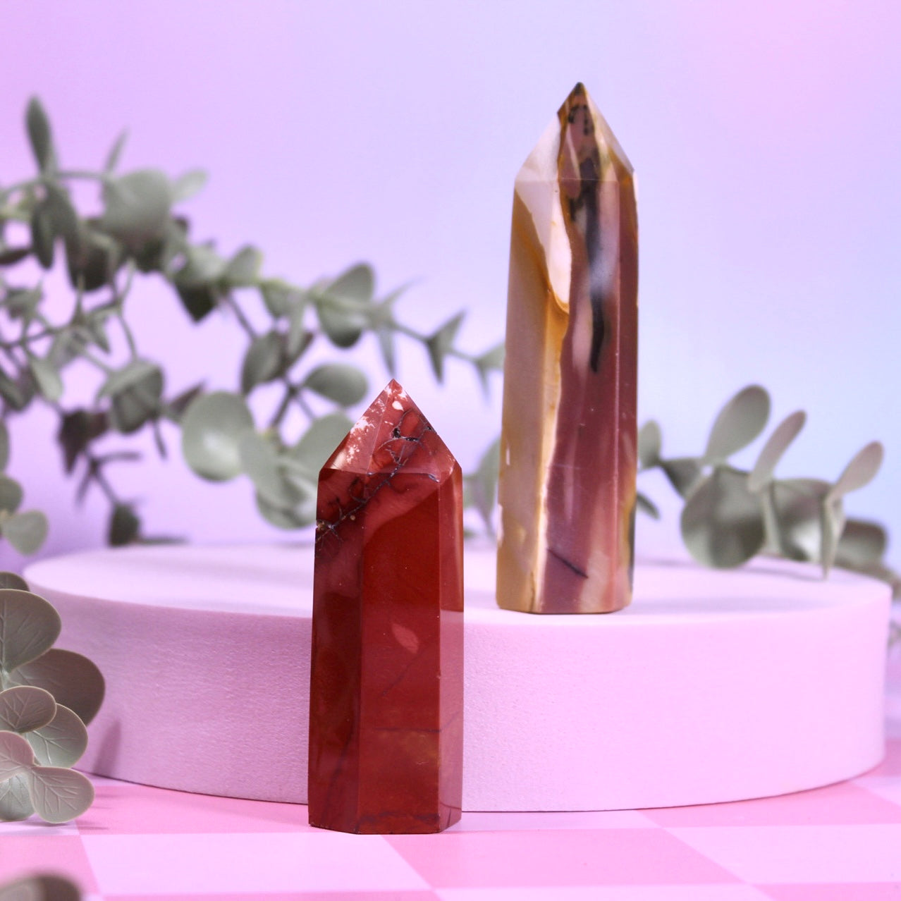 Mookaite towers