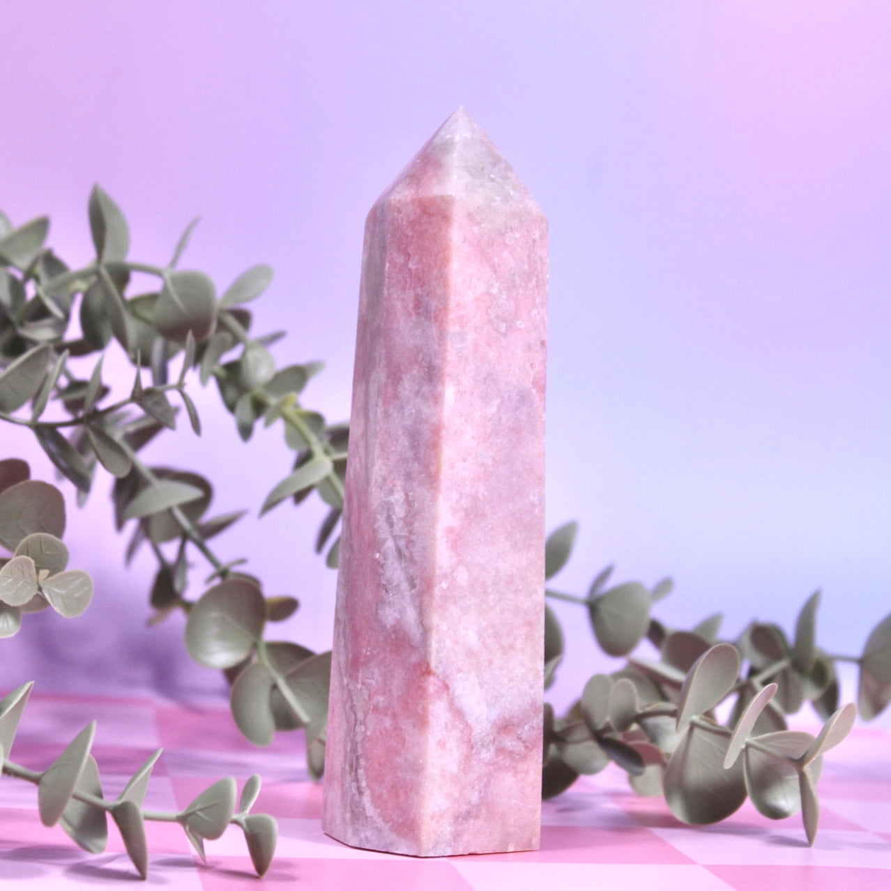 Pink opal tower