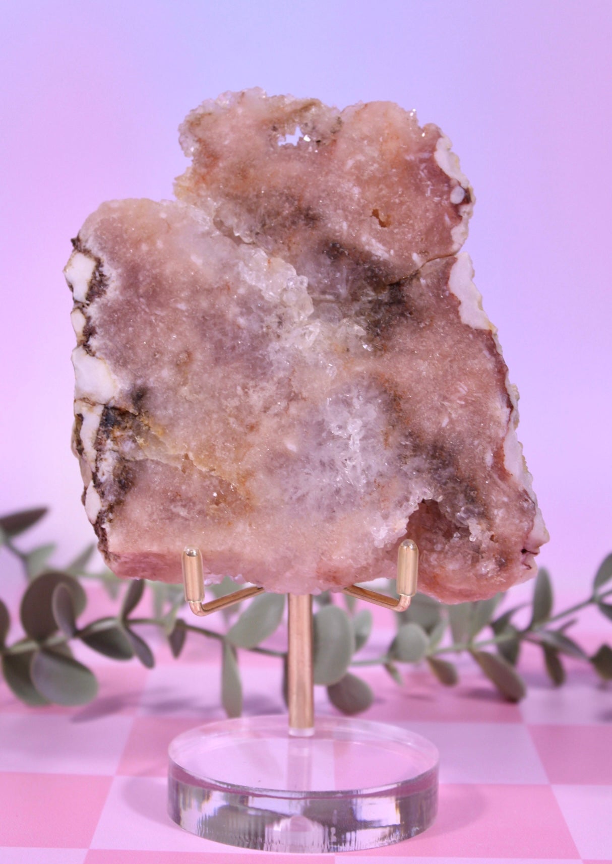 Pink amethyst slab *clearance