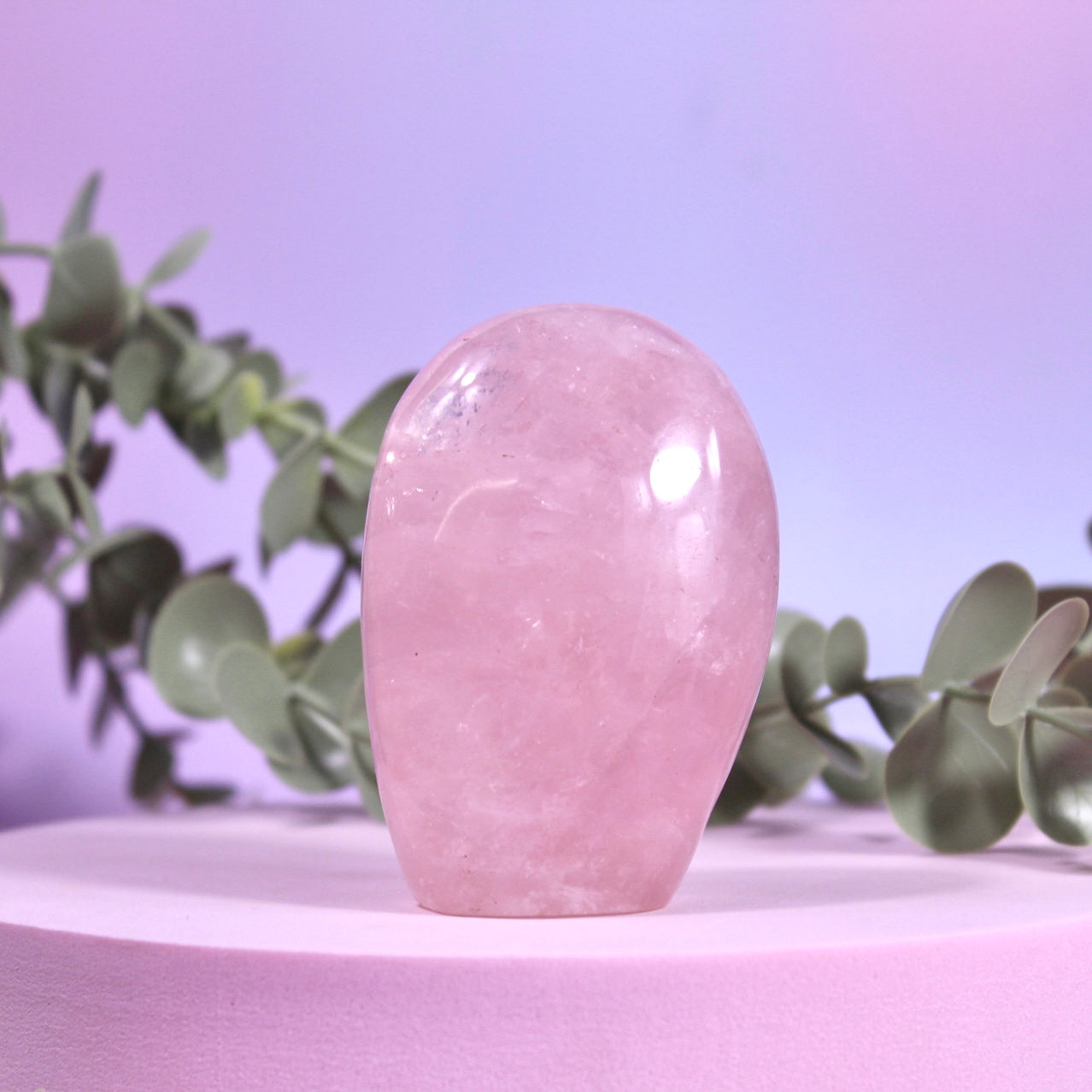 Rose quartz freeform