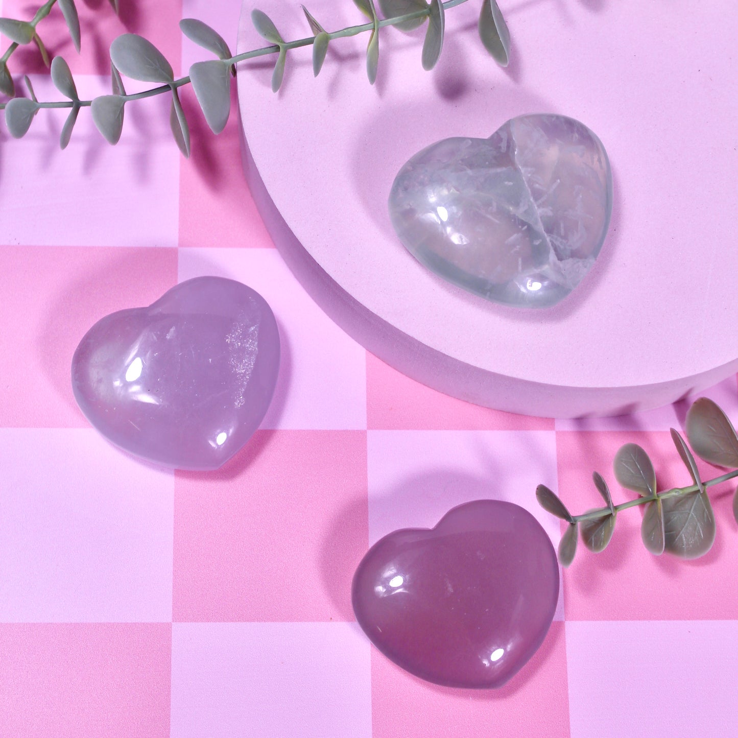 Fluorite hearts