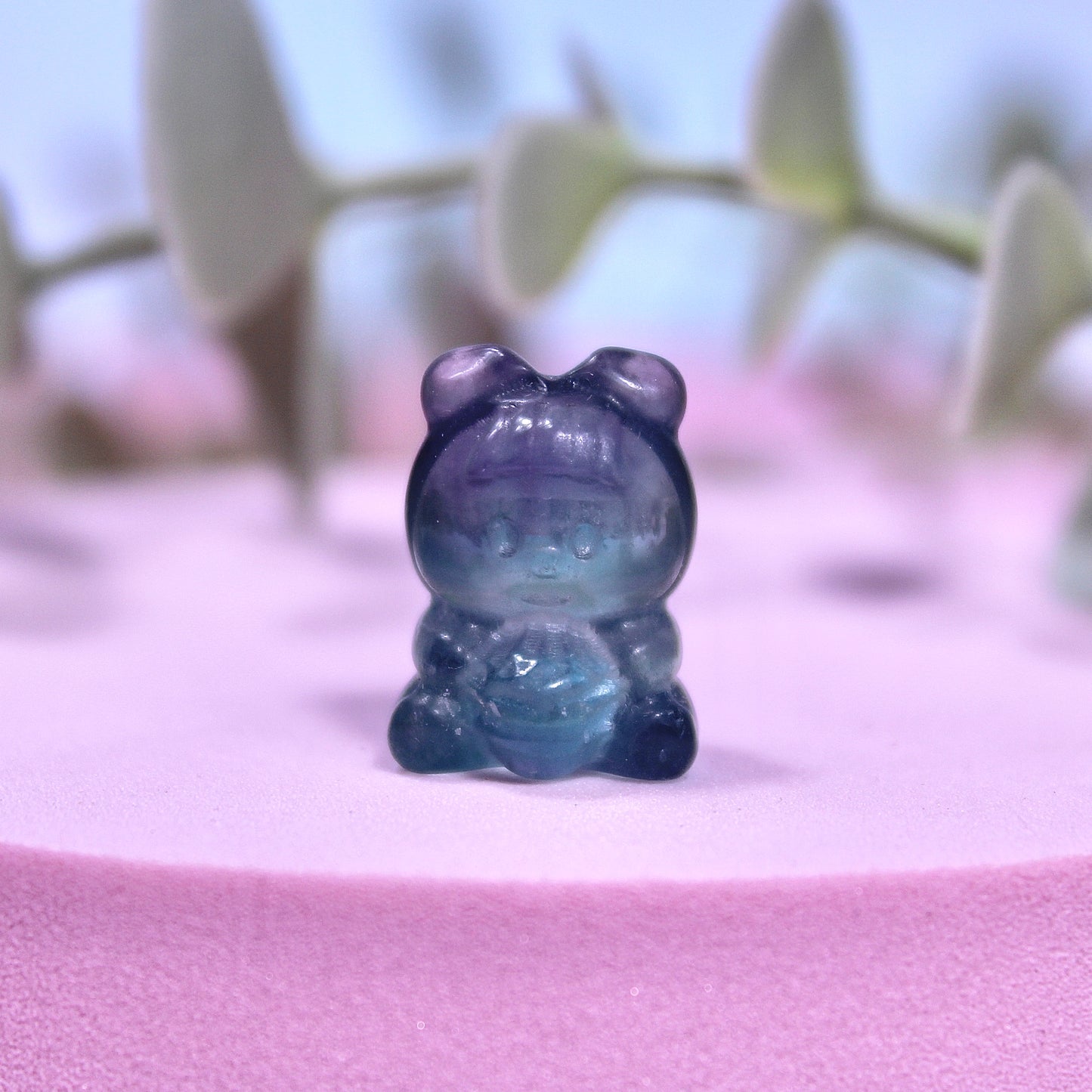 Mini fluorite noodle guy