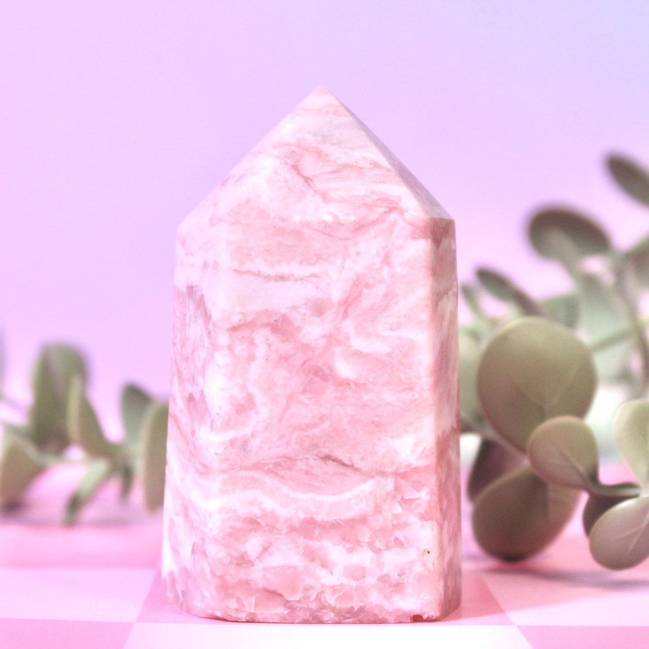 Pink opal tower