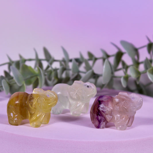 Fluorite elephants