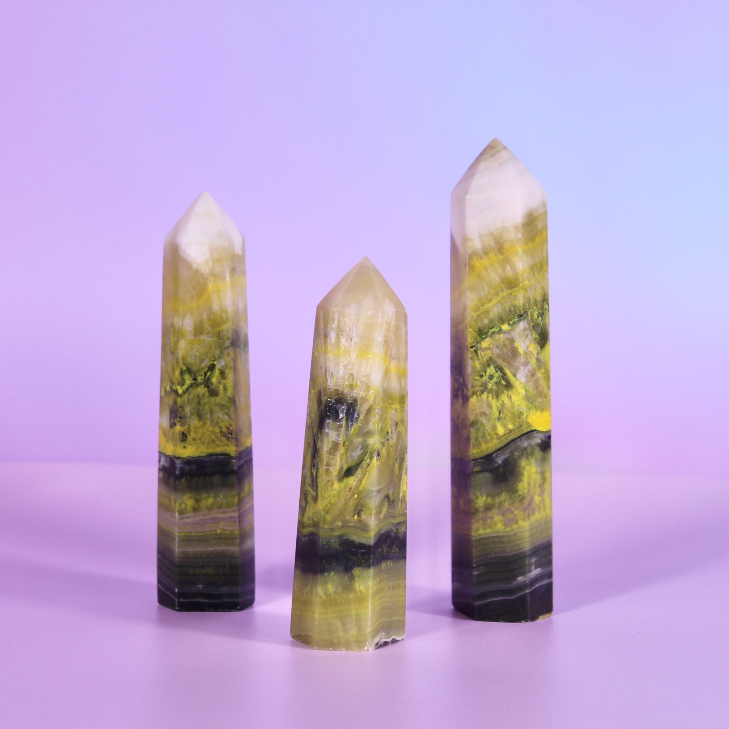 Bumblebee calcite towers