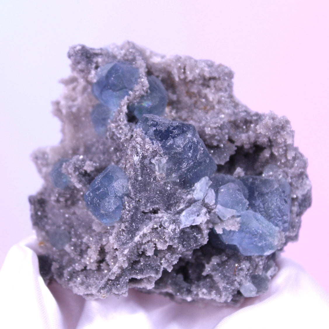 Blue fluorite x sphalerite specimen #52