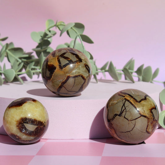 Septarian spheres