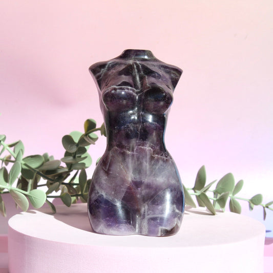 Large Amethyst goddess body