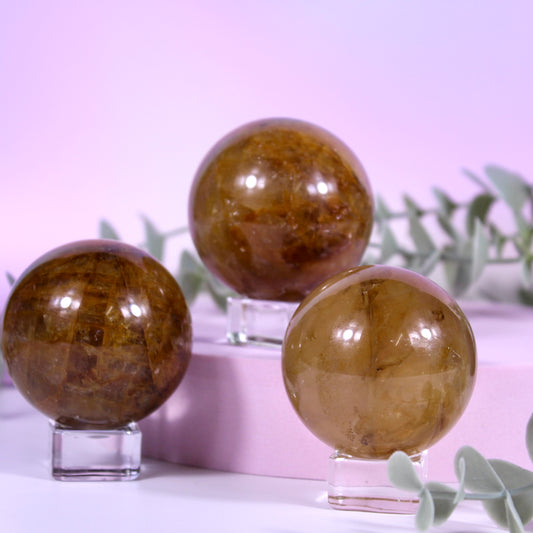 Golden healer spheres