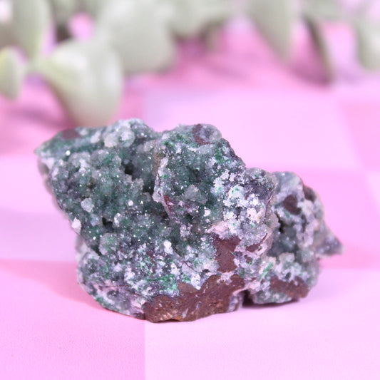 “Sugar Malachite” Malachite x Quartz specimen