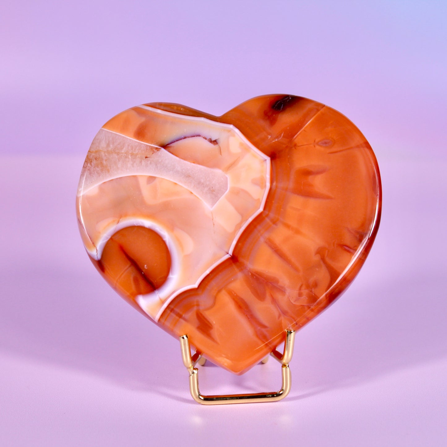 Carnelian heart