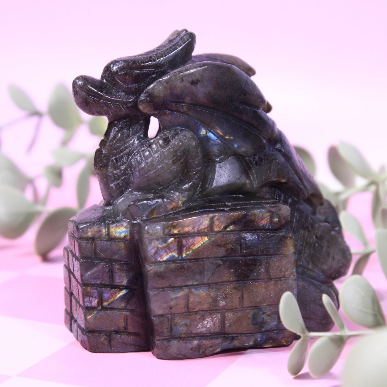 Labradorite dragon
