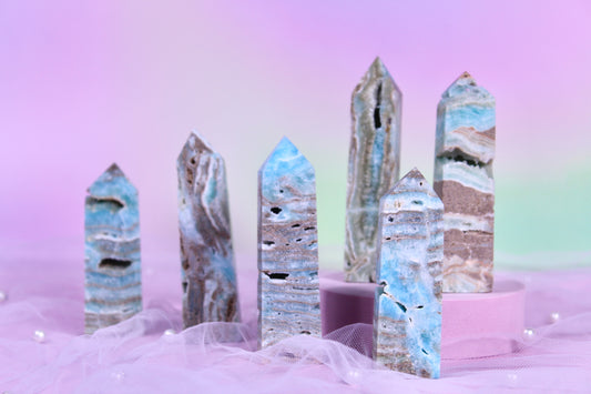 Hemimorphite towers