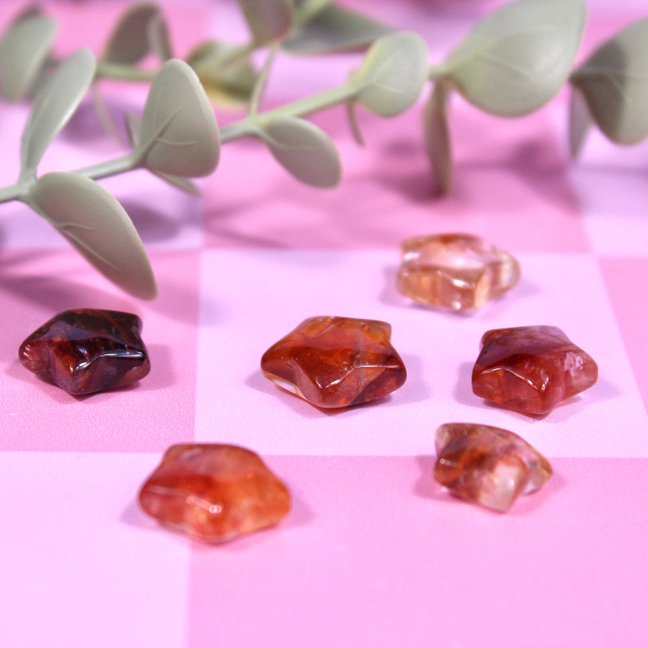 Fire quartz star & moons