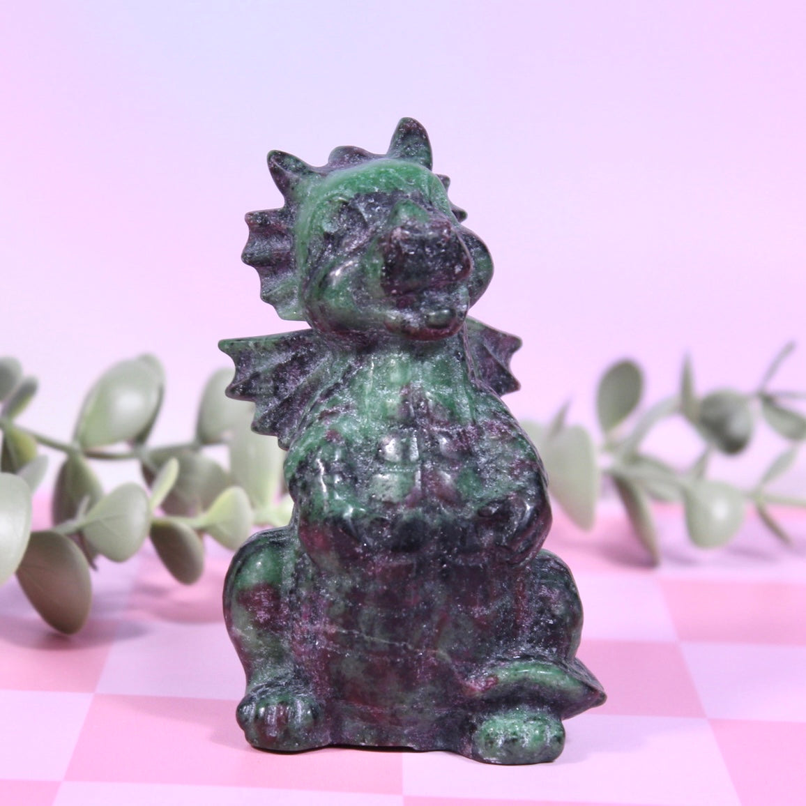 Ruby in zoisite dragon