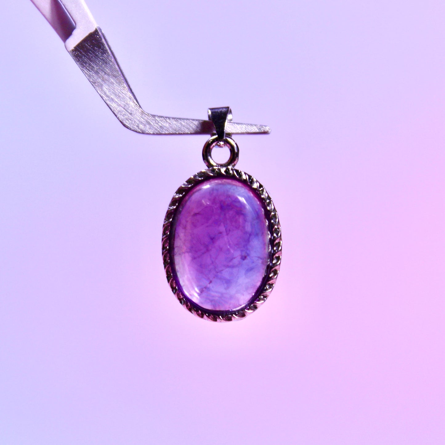 Purple Micah pendant