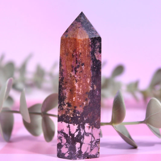 Rhodonite tower