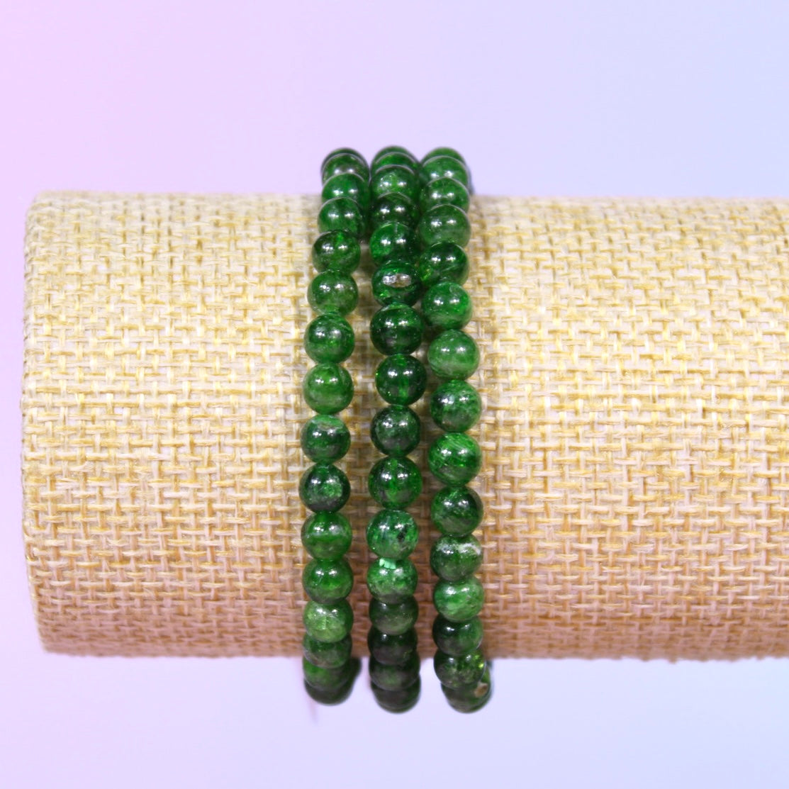 Dioptase bracelet
