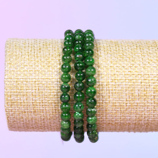 Dioptase bracelet