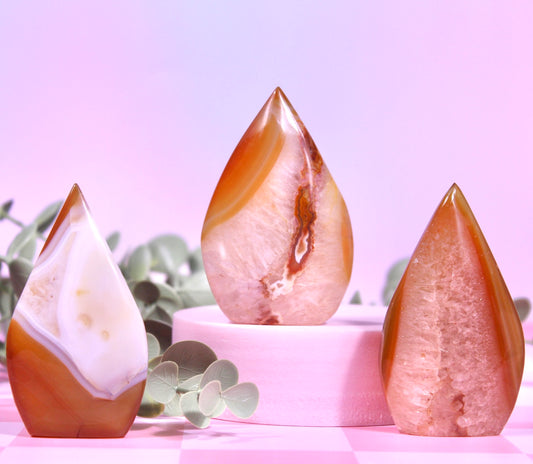 Carnelian freeforms | choose your own