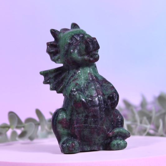 Ruby in zoisite dragon