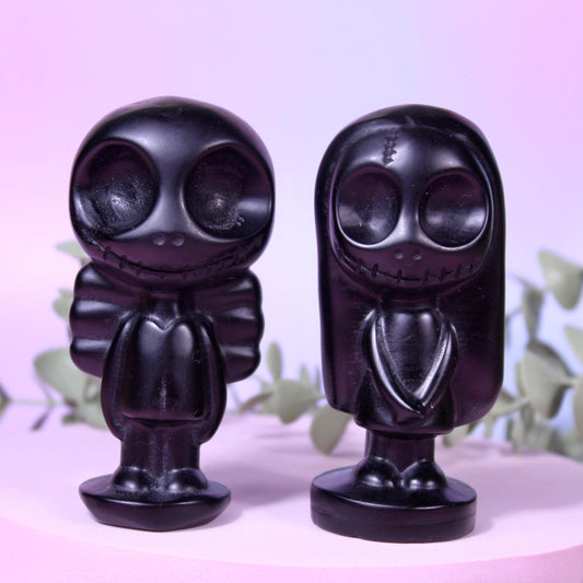 Jack & Sally carvings