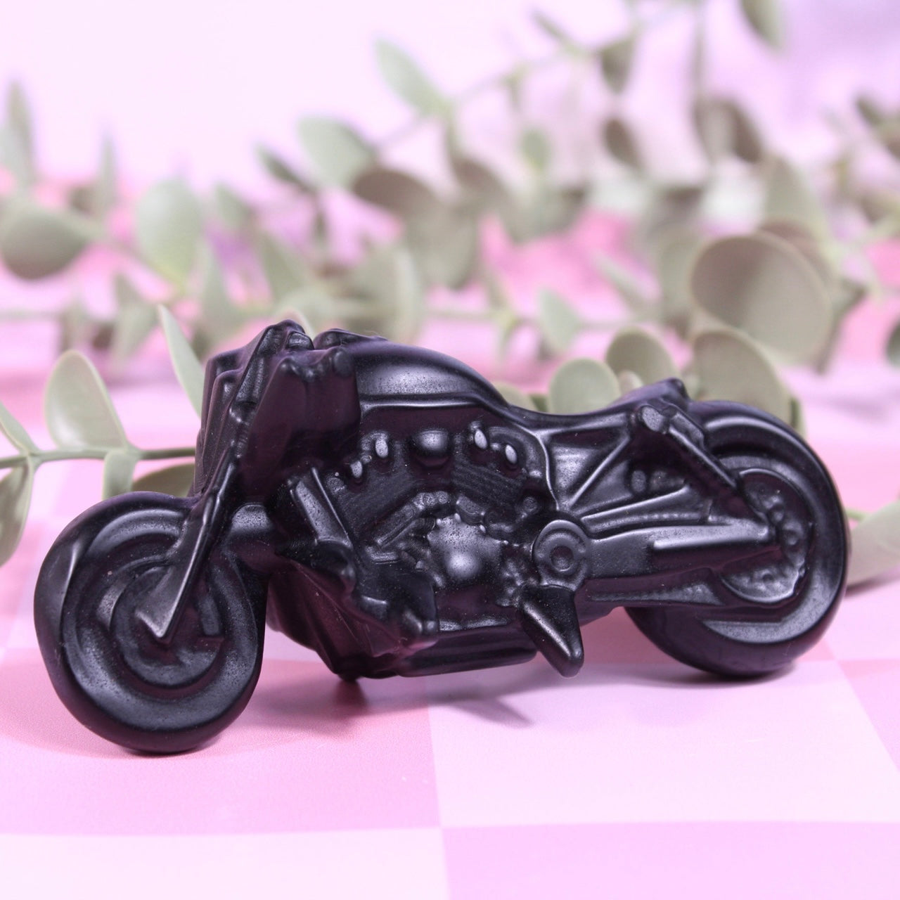 Black obsidian motorcycle