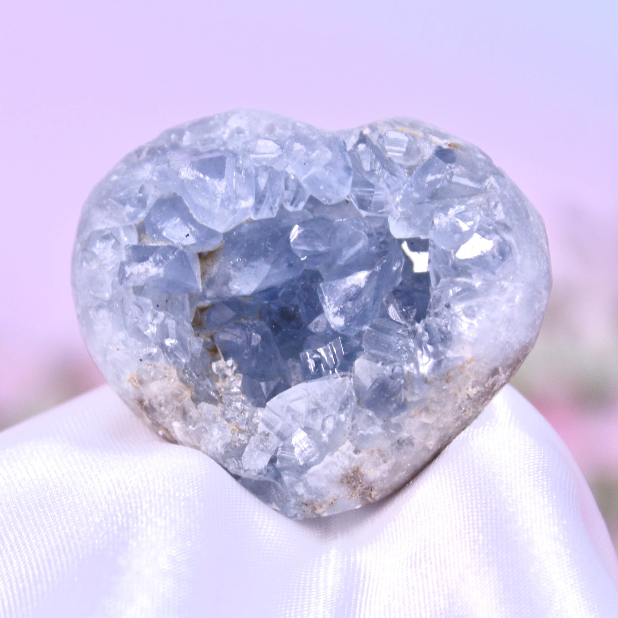 Celestite hearts