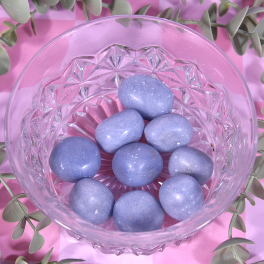 Angelite tumbles