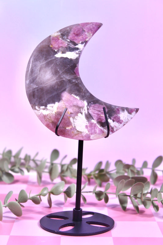 Pink tourmaline moon