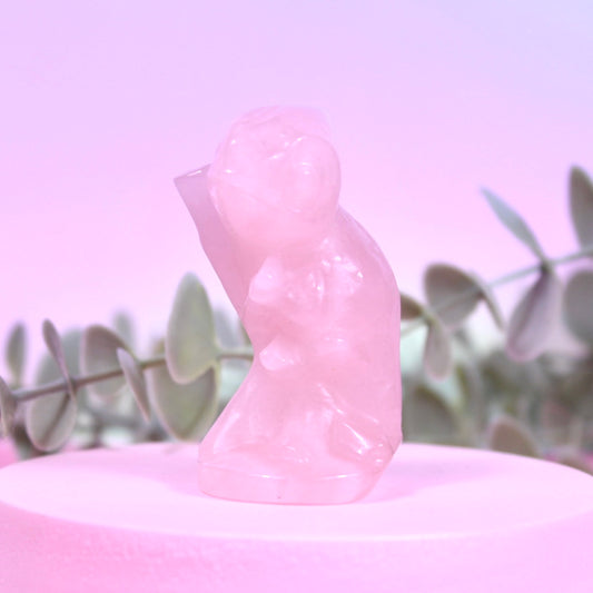 Rose quartz chameleon | intuitively chosen