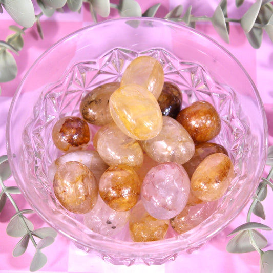 Golden healer tumbles