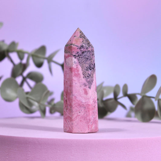 Peruvian Rhodonite tower